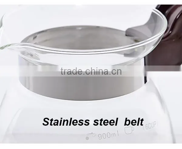 Instant Hot Water Kettle, 1 Liter 34 oz Pyrex Glass , High Quality Lead-free Glass Tea Kettle 2016 photo-2