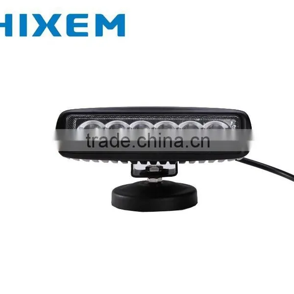 Auto LED Work Light 18W, 6PCS 3W Super Bright LED Light, IP67,Jeep Boat Tractor Trailer Truck photo-3