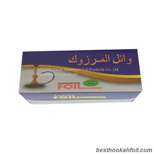 Wholesale Aluminium Hookah High Quality Foils In Silver Color Shisha Foil Hookah Foil Shiny Side