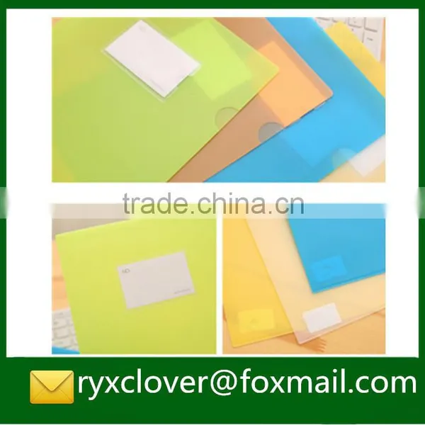 Factory Price a4 Size Clear Eco-friendly Plastic File With Card Holder Quality Choice photo-4