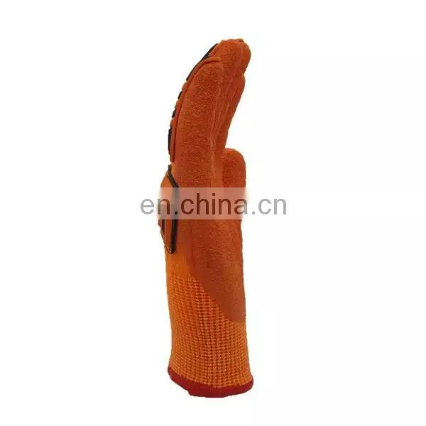 Hot Sale Heavy Duty TPR Oil And Gas Mining Industry Impact Resistant Anti Cut Resistant Nitrile Safety Gloves For Work photo-4