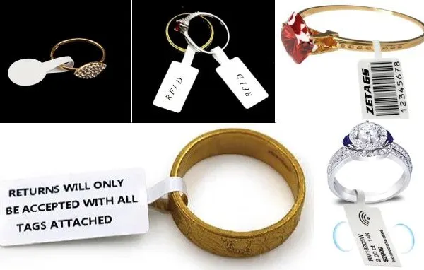 New RFID Applications UHF Anti-theft Jewellery RFID Jewelry Label Tag UCODE9 Security Tags for Jewelry photo-3