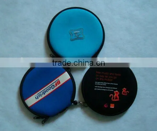 12 pcs neoprene CD case with 12 cd pockets