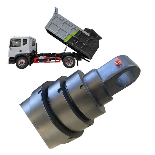 Single-acting Telescopic Sleeve Hydraulic Cylinder Block Air Cylinder Pneumatic photo-3