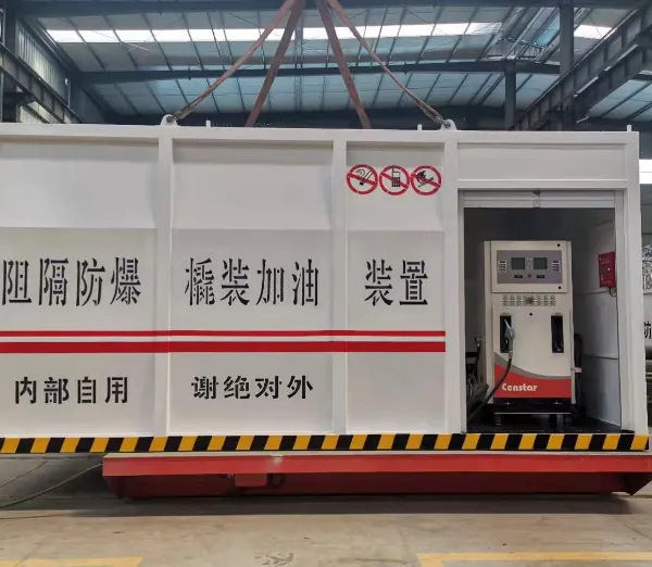 Skid-mounted Gas Station Explosion-proof Barrier Diesel Gasoline Skid-mounted Refueling Machine Mobile Device photo-3
