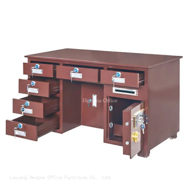 High Quality Smart Locking Desk With Semiconductor Fingerprint Scanner & Touch Screen – Cash Protection Desk for Retail & Office