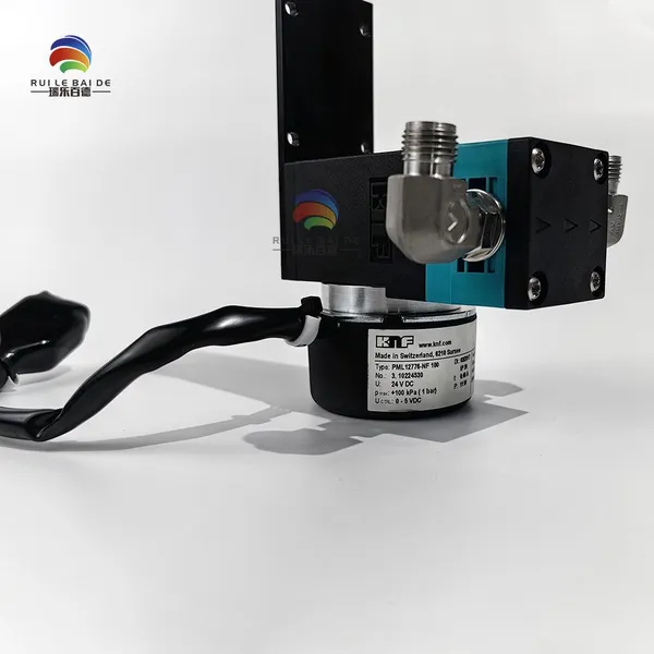 Насос диафрагменный газовый KNF 12776-NF100 24В с кронштейном для подачи чернил, подходит для струйных принтеров, в наличии. photo-2