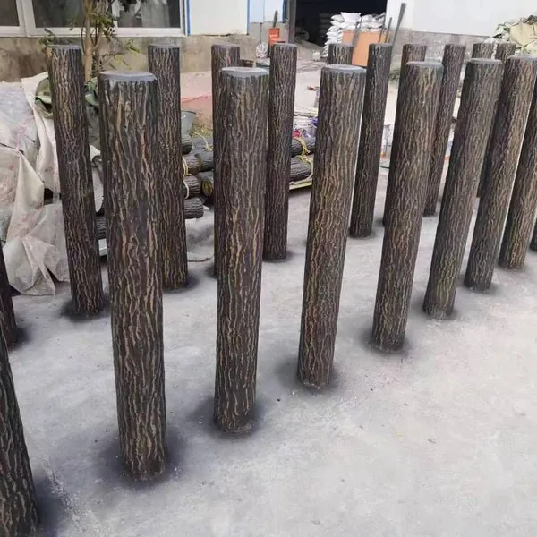 River Channel Cement Tree Stump Stones, Round Cement Tree Stumps, Special Cement Tree Stump Stones, Hengyusen photo-3