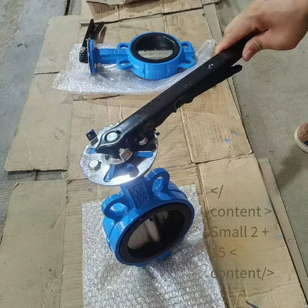 Jingdie Hugong Valve D71x Handle Soft-sealed Wafer Butterfly Valve Dn50, 100, 150 photo-4