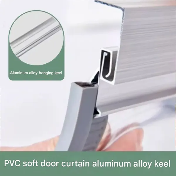 PVC Magnetic Strip Curtain for Large Supermarkets and Shops