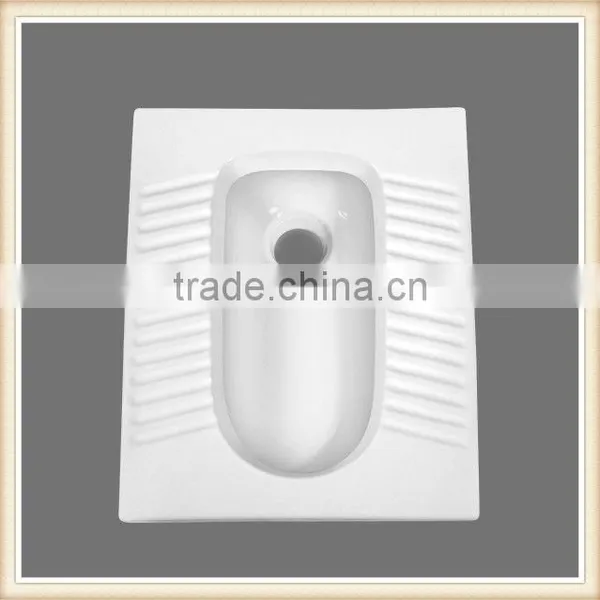 Sanitary Ware Vanity Washdown Western White Bathroom Ceramics Material Eco-friendly Squatting Pan