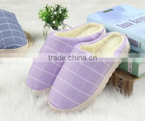 2015 Fashion Warm Indoor Slippers High Quality Bedroom Slippers For Couple photo-3