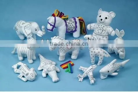 DIY Washable Painting Animal Stuffed Toy