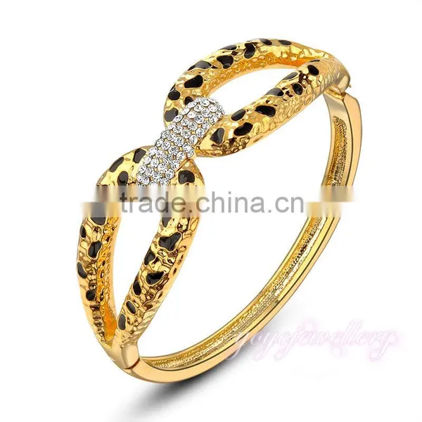 Enamel Metal Copper Magnetic Infinity Bracelet photo-2