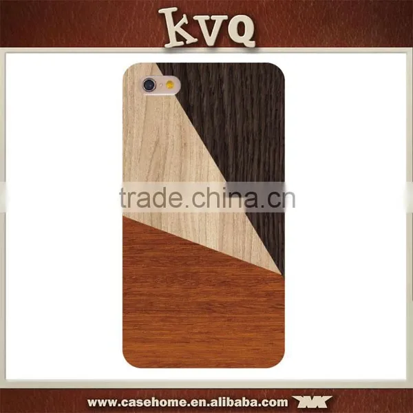 2 in 1 Wooden PC Back Case for Iphone , Mix Wood Case for Iphone 6 Plus photo-2