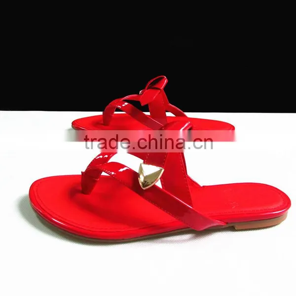 Bulk Selling Flip Flops Slipper for Women, Custom Made Female Shoes, Ladies No Heel Flat Leather Summer Outdoor Shoes, photo-3