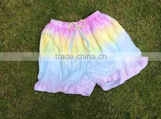 Tie dye / Pastel comfortable shorts cotton 100% Thailand