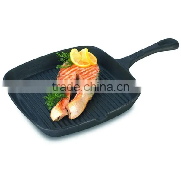 Cast Iron Cookware BBQ Non-stick Grill Pan/ Steak Pan/roasting Pan Grill photo-3