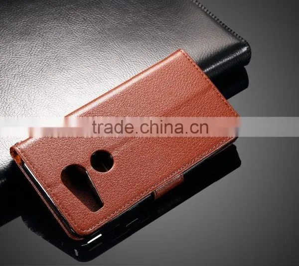 MMT Litchi Grain With Buckle PU Leather Wallet Case With Card Slot Case With PC Back Cover For Google 5X MT-4927 photo-4