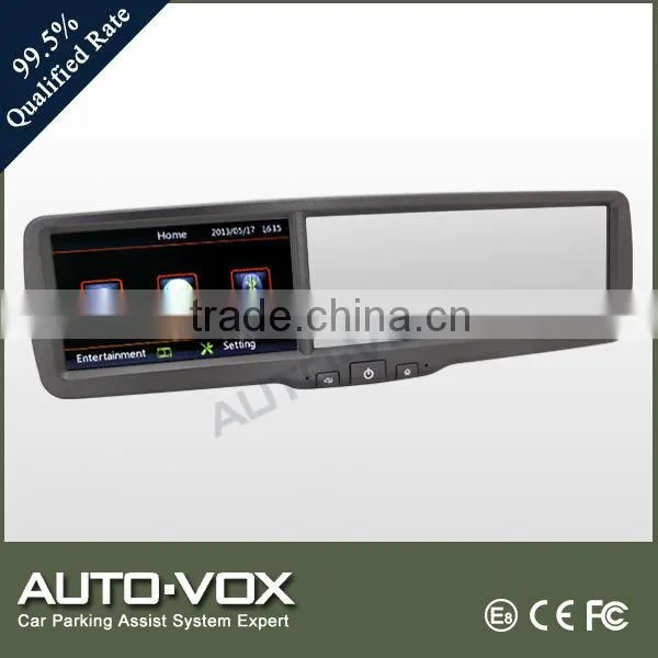 1080P Bluetooth Rearview Mirror Handsfree Car Kit
