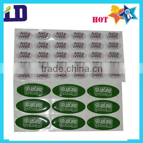 Dome Label With Permanent Sticker photo-3