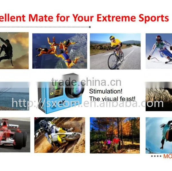 Hot Sales! WiFi/remote Control Waterproof Dual Screen 4K 25fps/ 2.7K 30fps/ 1080P 60fps HD Sports Camera--DV-24 photo-4