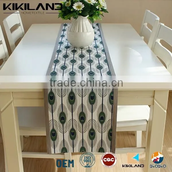 2015 Kikiland Latest Design Spring Decoration Table Runner Chinese