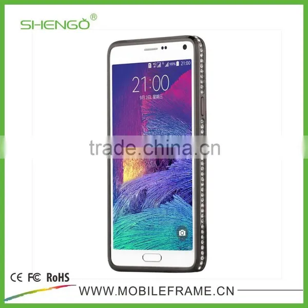 Diamond and Metal Phone Cases for Samsung Note 4 photo-2