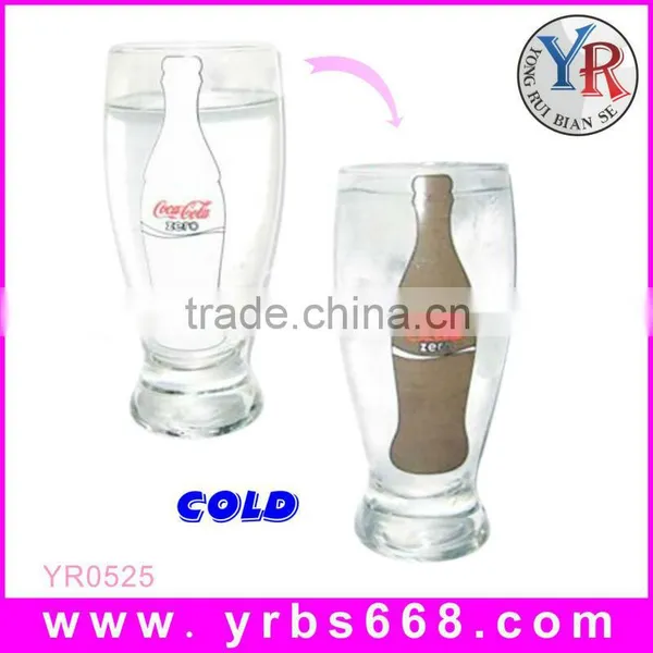Manufacturer Wholesale Soft Drink Color Changing Glass Cup photo-3