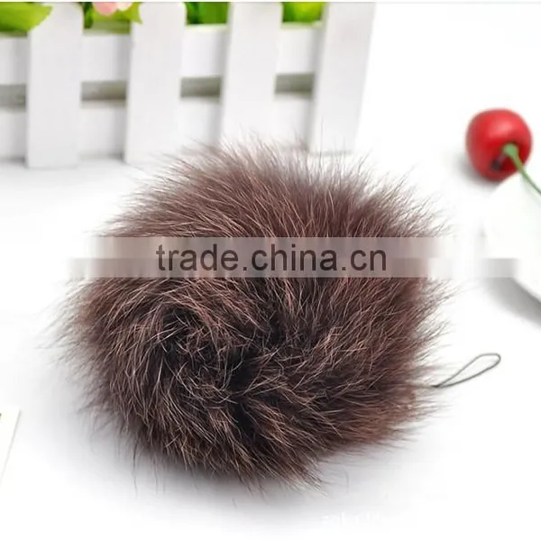 Natural Genuine Fox Fur Pom Poms /balls for Decoration photo-4