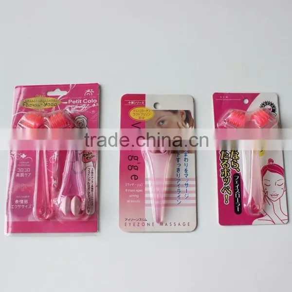 2015 Cheap Rolling Manual Plastic Face Massager Set photo-3