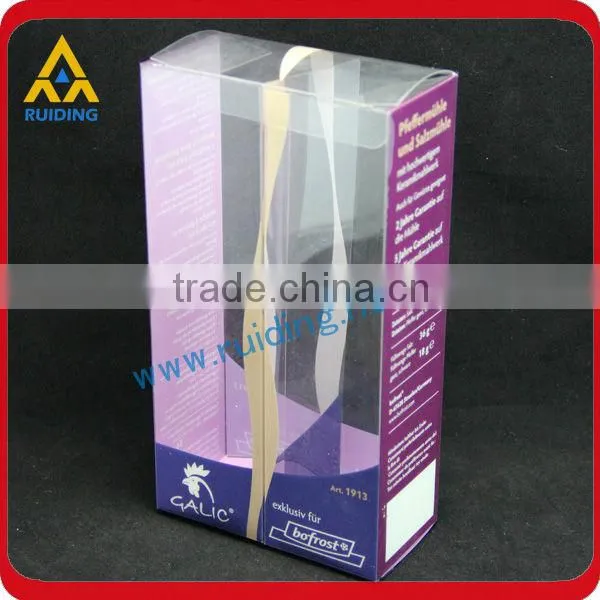 Wholesale Plastic Box With Printing Folding Box for Travel Adapter Customized Plastic Folding Box
