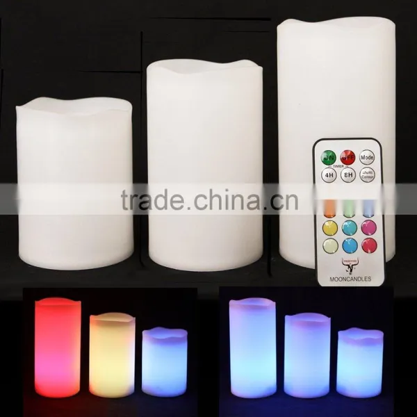 High Quality Remote Control Led Light Candle With Colorful Lights photo-4