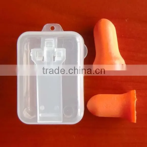 2016 Bell Shape Ear Plugs Wireless Foam Ear Plugs in pp Box Disposable Bell Shaped PU Foam Ear Plugs String Selectable Supplier photo-6