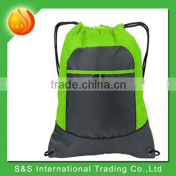 All-Purpose Pocket Lightweight Travel Gym Drawstring Bag photo-2