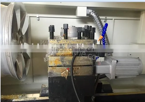 Car Rim Scratch Repair CNC Alloy Wheel Lathe Wrc28 With Touch Probe Quality Choice photo-2