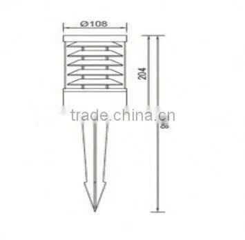 High Quality LED Garden Light , Royal Court Design photo-4
