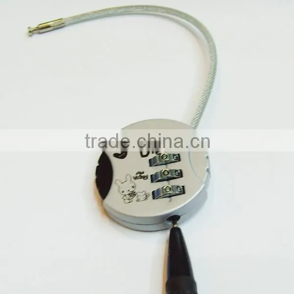 2015 New Design Combination Cable Case Lock photo-3
