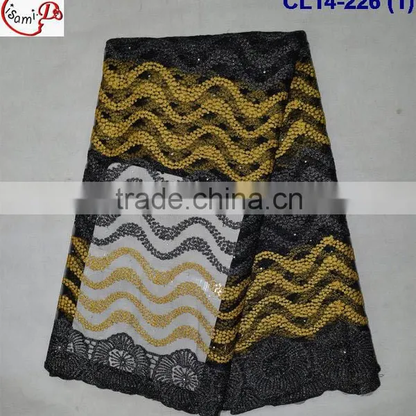 CL14-226 Elegant French Lace Fabric ,women Making Dress Fabric Net Tulle Lace Fabric photo-4
