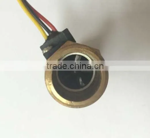 DN15 G1/2" Rate 1~30L/min Hall Liquid Water Brass Flow Sensor Meter for Water Heater photo-5
