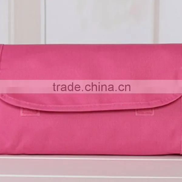 Travel Series 100% Polyester Fold up Cosmetic Bag, Make up Bag, Travel Bag