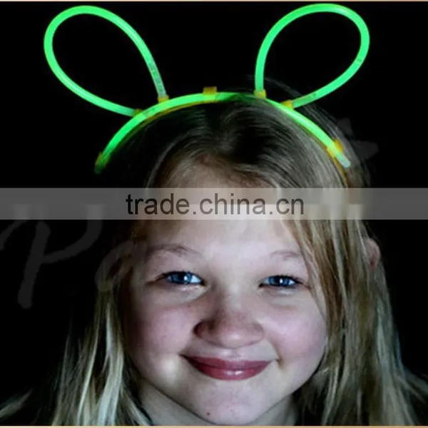 Party Glow Mouse Ears Hair Clips Light up Glow Hairband photo-2