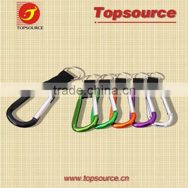 TA501 aluminum Carabiner with keyring