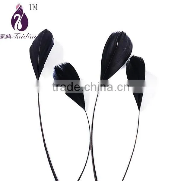 Purple Pheasant Chicken Feathers,Dyed Single Feather for Hair/clothing/party Decoration photo-2
