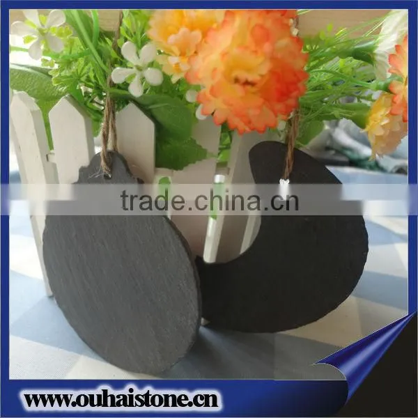 Garden Crafts Slate Stone Board Decorative Plant Markers