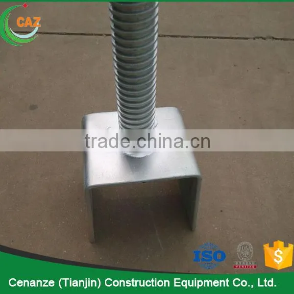 Scaffolding U-head Jack base