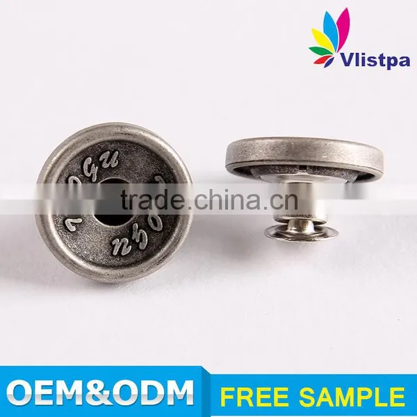 Custom jeans rivets buttons decorative magnetic buttons buttons for jeans