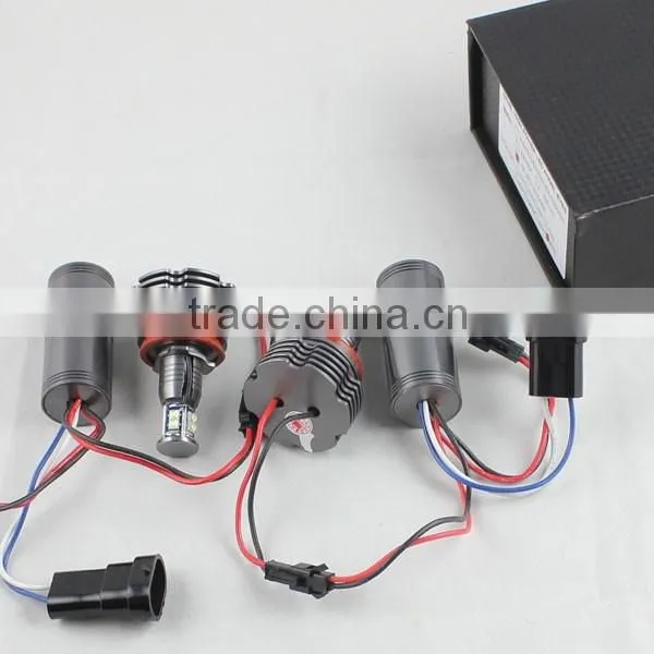 Led Headlight h8 40w Led Marker Angel Eyes 8 Led 3528 1400lm 6000k White Halo Light for Bmw E90 E91 E82 E87 F01 F02 E60 E61 x5 photo-4