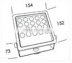 22W China Supplier Garden Decorative Outdoor Color Changing LED Lights photo-5