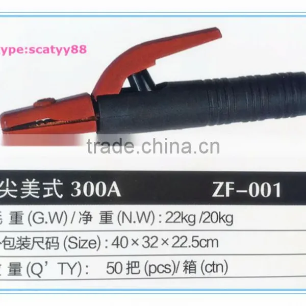 China Factory American Type Welding Electrode Holder 300A